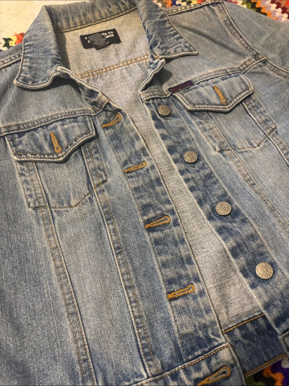 Ralph Lauren Light Blue Denim Jean Jacket - Picture 5 of 9